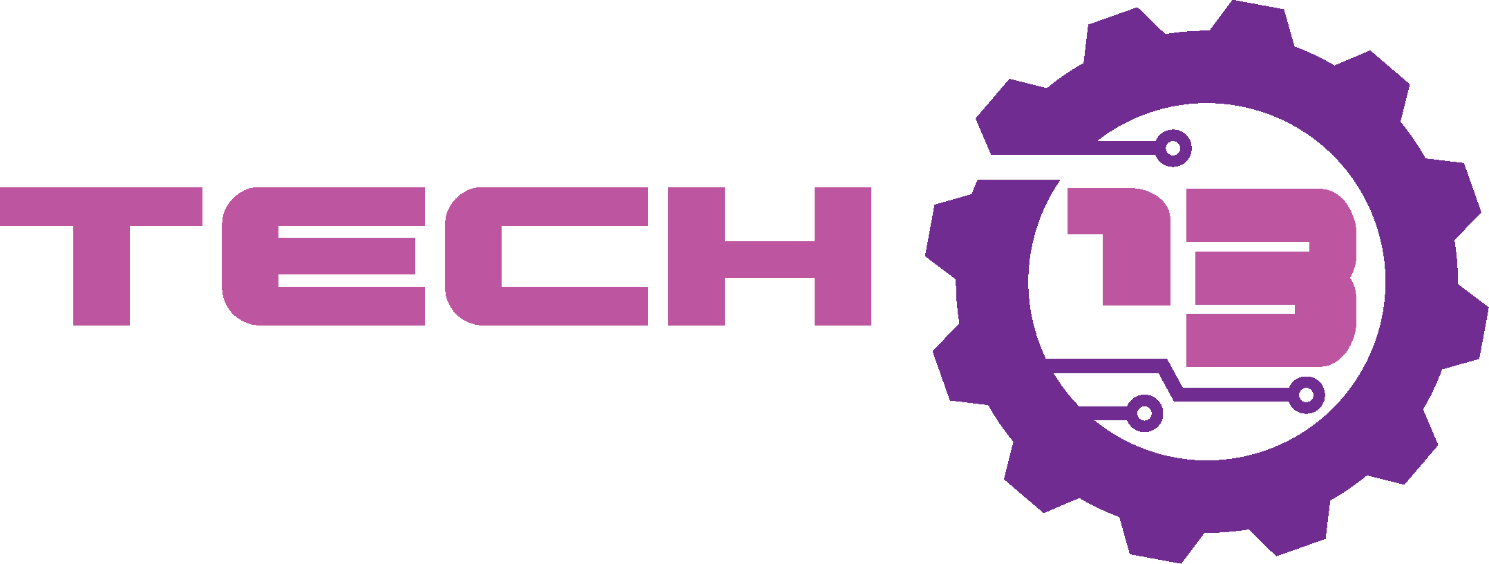Logo Tech13 Purple Positive
